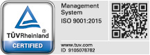 Certificato TUV 9001